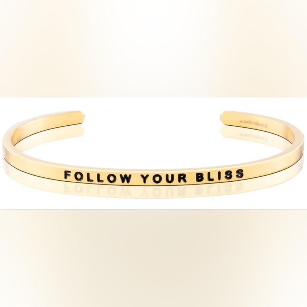 ~~MantraBand Gold 'Follow Your Bliss' Bracelet~~